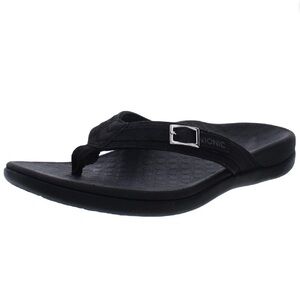Vionic Tide Patty Black Flip Flop Orthotic Sandals